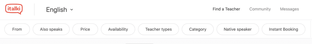 italkide kendi eğitmeninizi seçersiniz