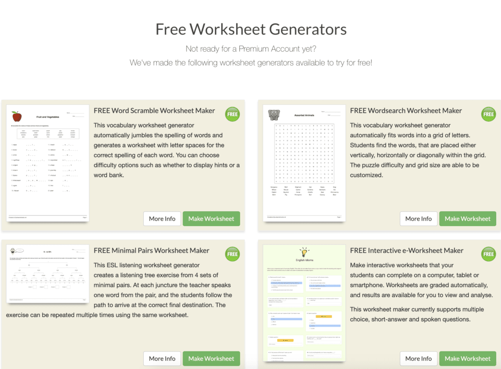 italki'de çalışma kağıtları