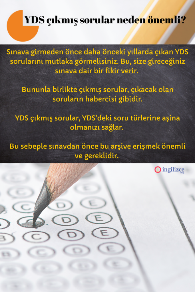 YDS çıkmış sorular