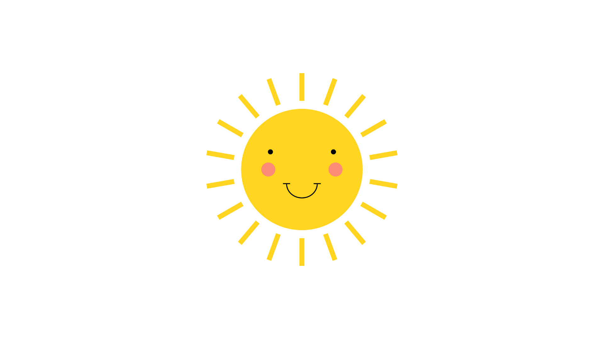 İngilizce güneşli - sunny